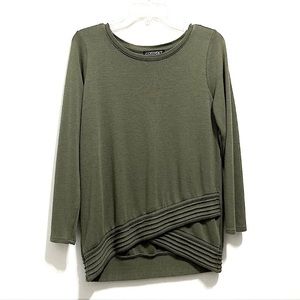 Context Women’s Olive Green Crewneck Sweatshirt